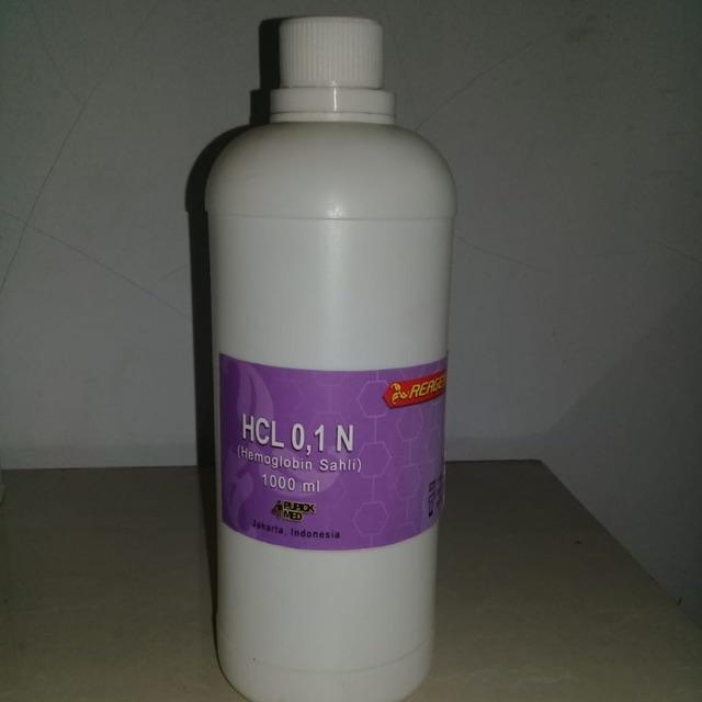 Hcl 0,1 N 1000Ml Terlaris!!! Murah