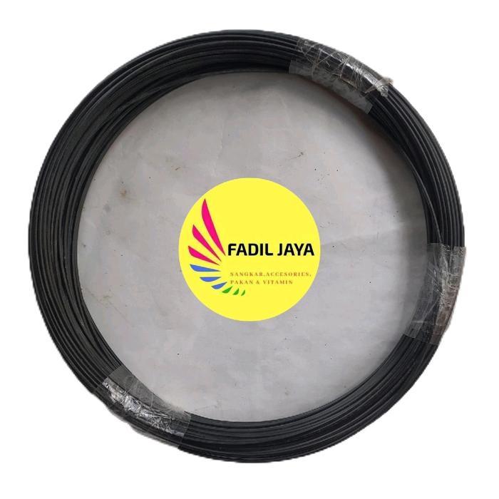 RUJI FIBER JERUJI FIBER HITAM 2 MM SANGKAR KANDANG BURUNG
