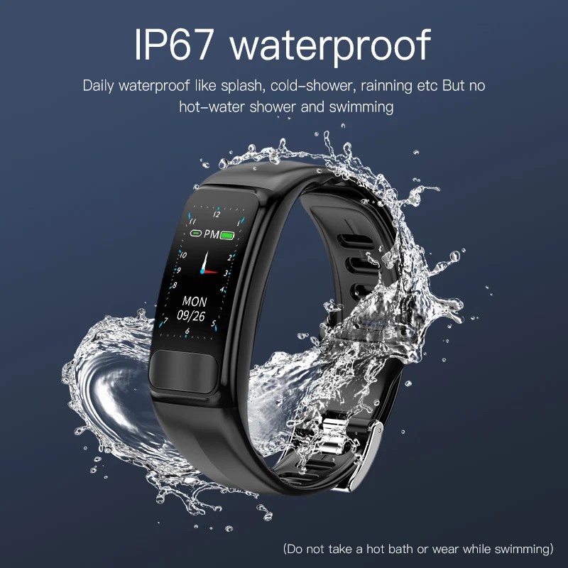 EKG PPG Spo2 Smart Bracelet Watch Medical Healthiness ECC Fitness Tracker for Dudes Women Calorie