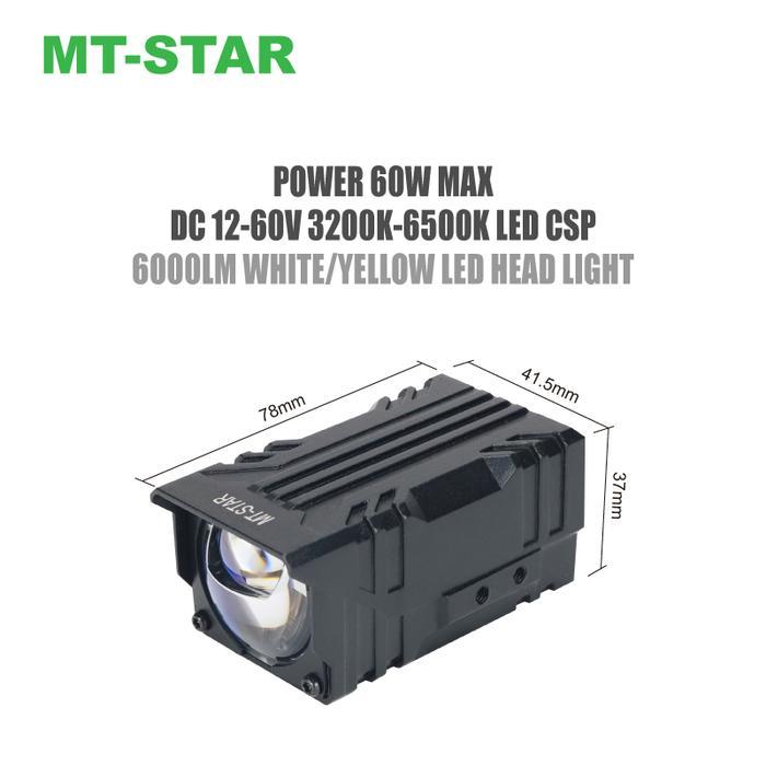 Mt-Star Lt146 - Lampu Tebak Biled Led Blue Lens