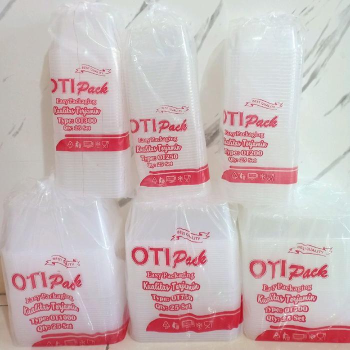 TWINWALL PERSEGI OTIPACK 200ML,250ML,300ML,500ML,750ML,1000ML