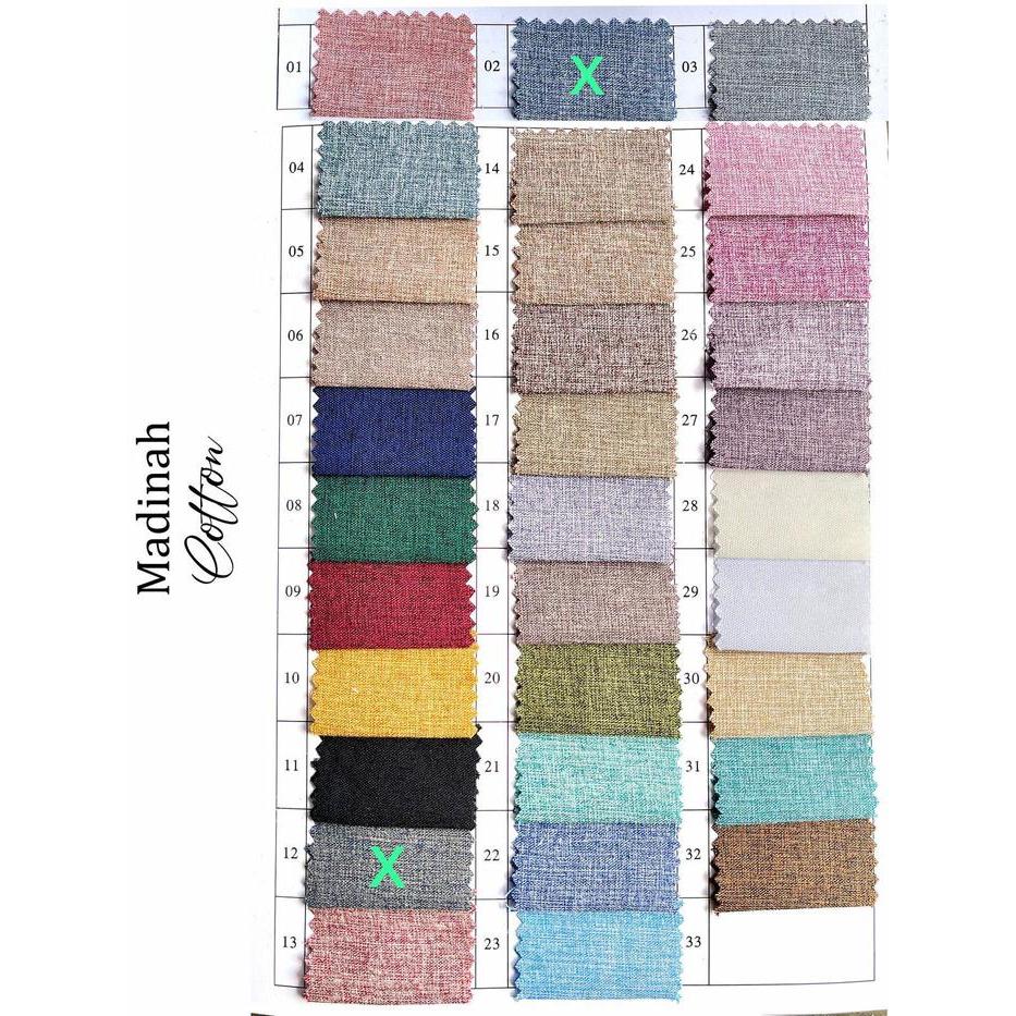 TERUJI Kain Katun Madinah Fodu 1 Roll premium quality - Kain Katun Meteran