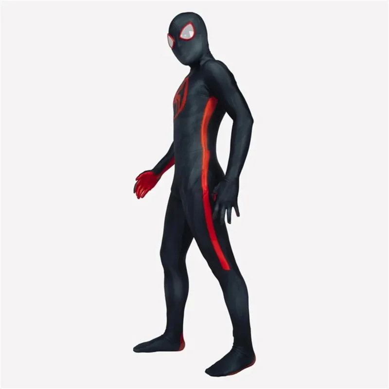 Xialin Halloween Miles Morales A The Spiderverse Cosplay Costume Halloween Costume Suit Zentai Suit