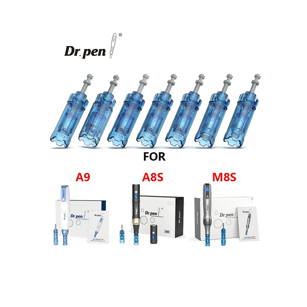 10pcs Dr. pen A9 M8S A8S A11 Needle Cartridge 12/24/36/42 pins /Round Nano Microneedle Cartridge