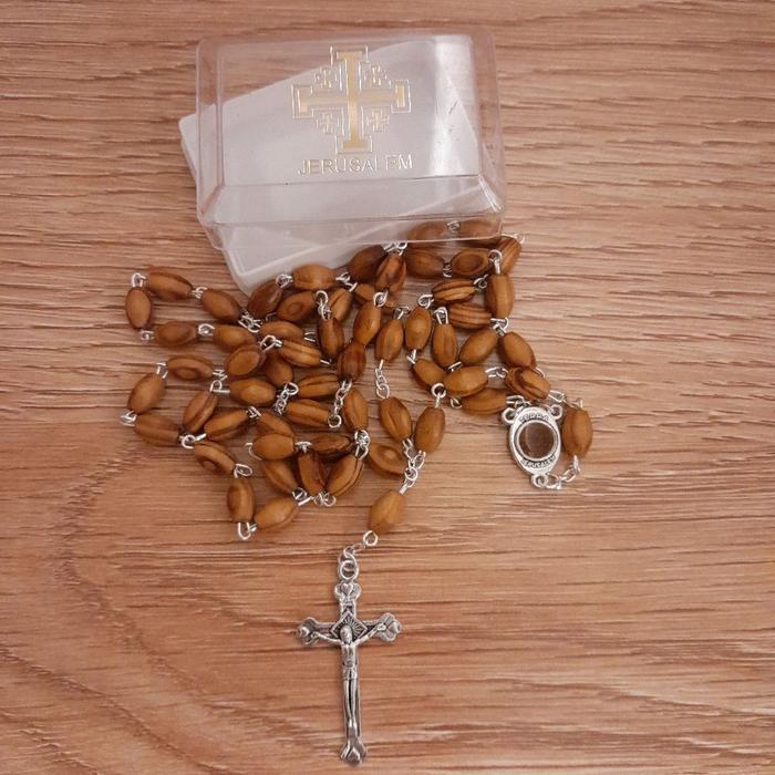 Rosario kayu Jerusalem Premium, Rosario Katolik
