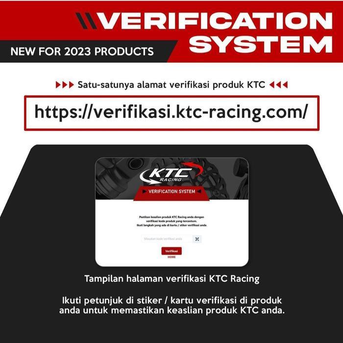 master rem ktc racing nmax 155 set 2tabung / master rem ktc set 2 tabung kiri kanan all new nmax 155
