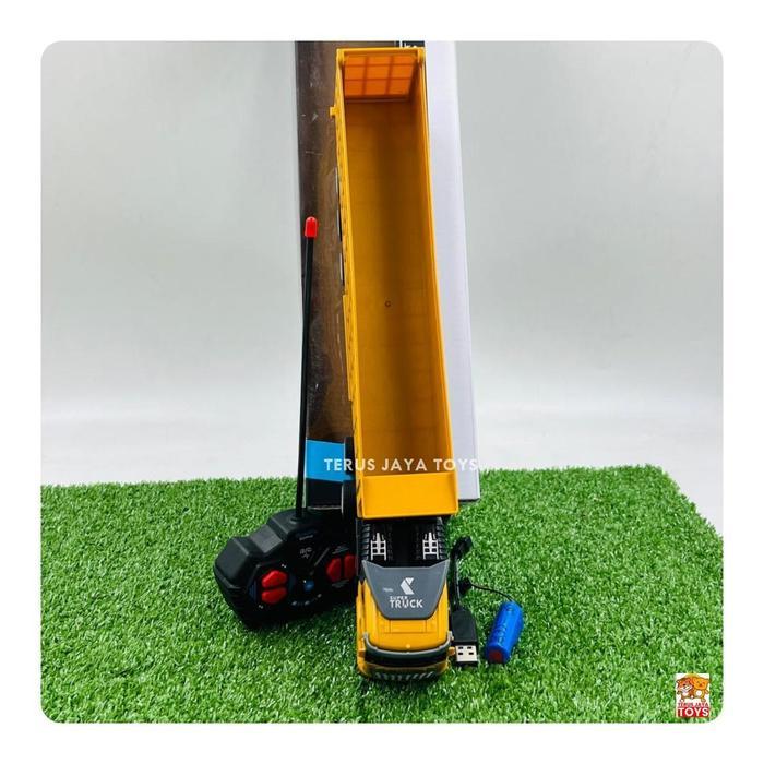 Mainan Mobil Dump Truk Besar Remote Control / Truck Sampah RC