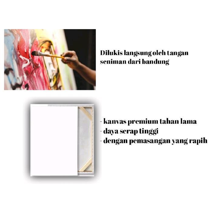 Lukisan Kanvas Pemandangan //Lukisan Dinding//Hiasan Dinding//Lukisan Bali//Lukisan Seniman