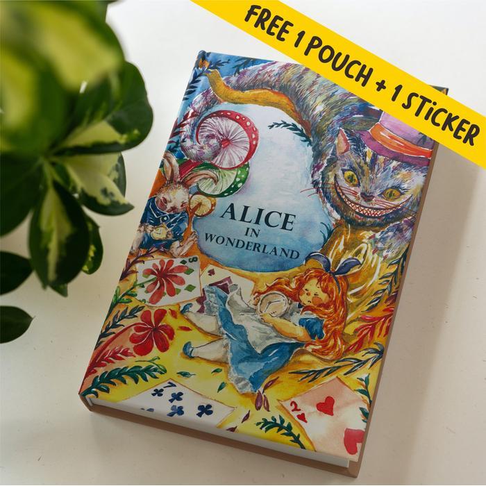 BUKU NOTEBOOK JOURNAL AGENDA, POLOS DAN DOTTED ALICE IN WONDERLAND