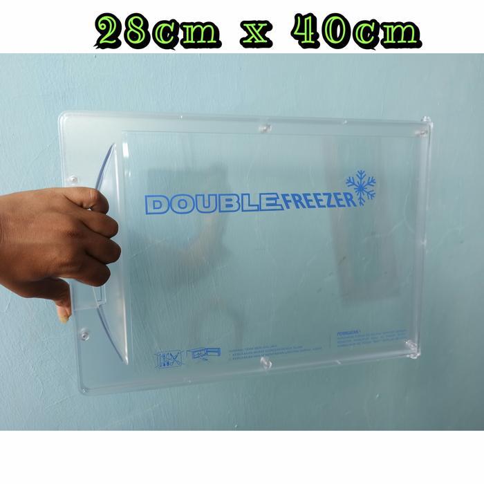 Tutup Freezer Kulkas Sharp Original Double Freezer Mega Freezer