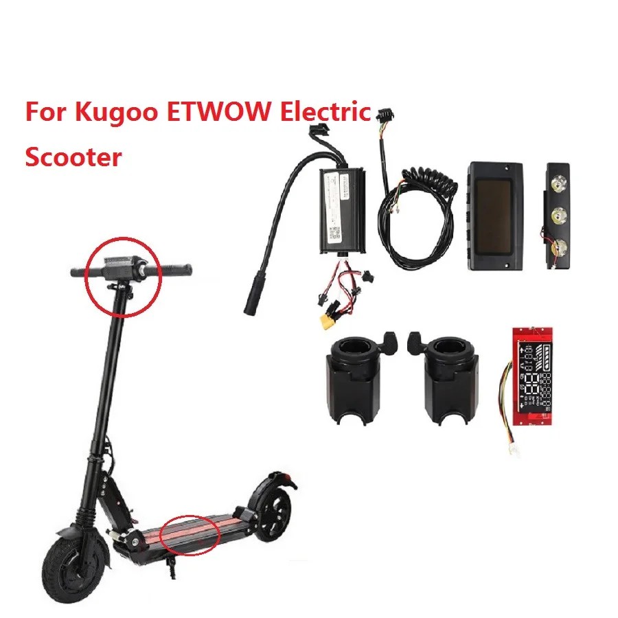 Terbatas 36V Brushless Motor LENZOD Controller Thumb Handles Assembly Parts  for 8 Inch Kugoo S1/S2/