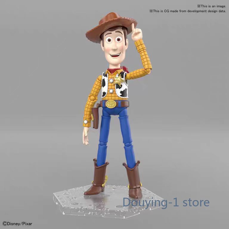 Bandai Toy Story Figure Cinema-rise Cowboy Sheriff Woody Assembly Decoration Anime Action Figure
