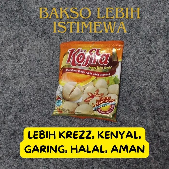 TERLENGKAP KOFTA Tepung Penstabil Pengering Pengenyal Pengembang Bakso Halal Aman Alami Bahan Baking