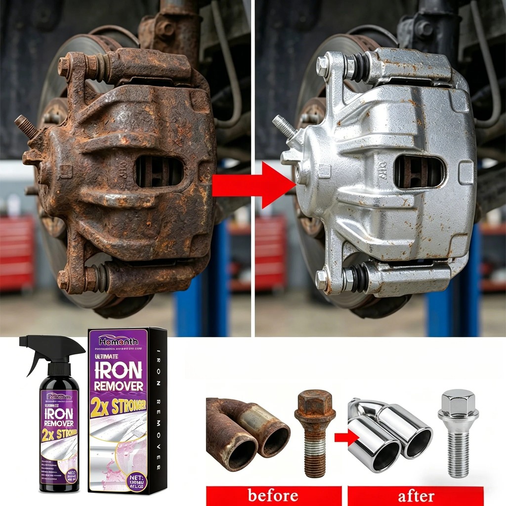 Latest Car Rust Remover, Car Wheel Care, Fast Rust Remover, Car Exhaust Pipe Rust Remover Spray,
