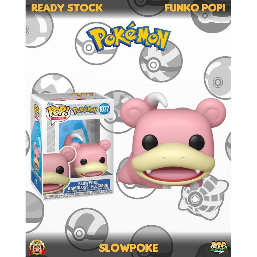 PROMO Funko POP Games - Pokemon - Slowpoke #1077