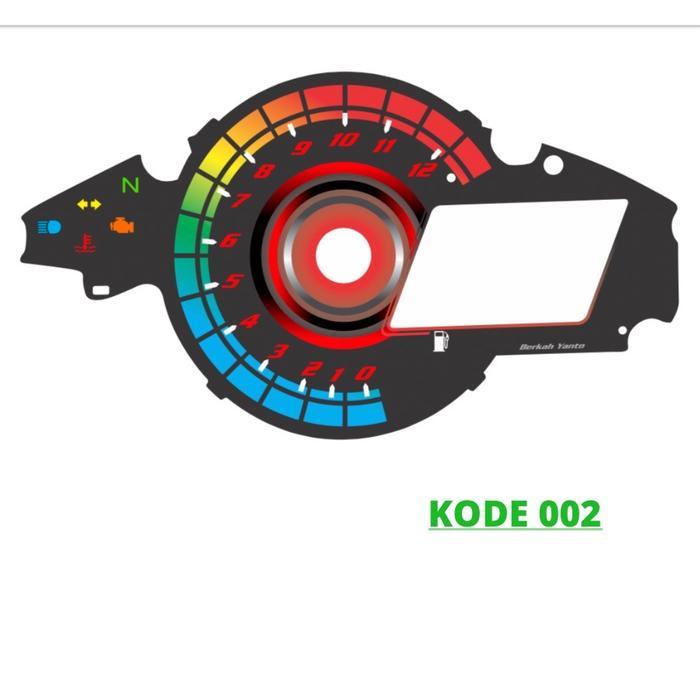 Paket Modif Sticker Speedometer Yamaha Vixion Nvl Terbaru 