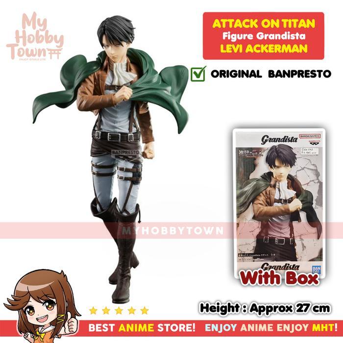 Fure Anime al Atta on Titan Levi Aerman Shingeki no Kyojin Grandista Banpresto