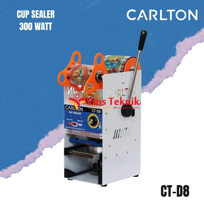

MESIN PRESS GELAS MINUMAN CUP SEALER CARLTON CT-D8 CTD8