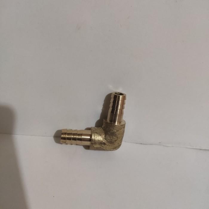 nepel elbow selang gas/sambungan selang gas L