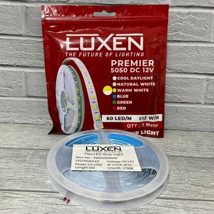 Pilihan- Lampu Led Strip 5050 Dc 12V Luxen / Led Strip Luxen 5050 5 Meter