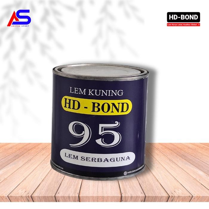 

HD-BOND 95 LEM KUNING SERBAGUNA / LEM BUSA / LEM SEPATU 0,75 KG