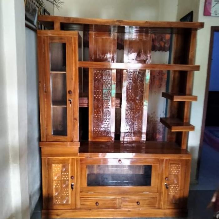 PARTISI PENYEKAT RUANG KAYU JATI