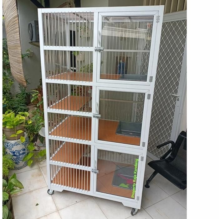 kandang kucing tingkat besar