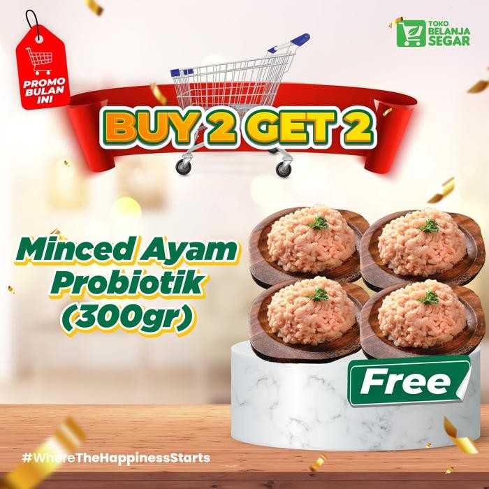 

Pilihan- Buy 2 Get 2 - Minced Ayam Negeri Organik Probiotik Natural Poultry