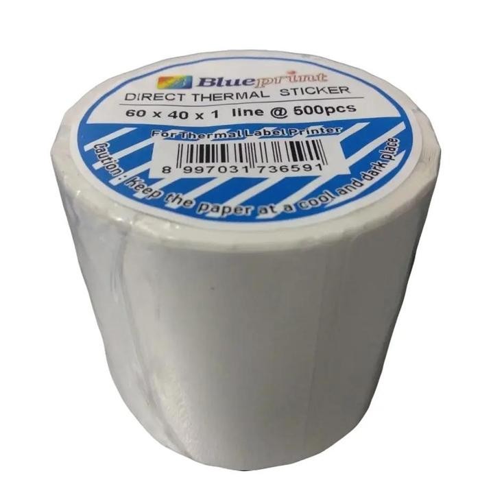 

Pilihan- Direct Thermal Sticker Blueprint Label Stiker 60X40 Mm 1 Line Isi 500Pcs