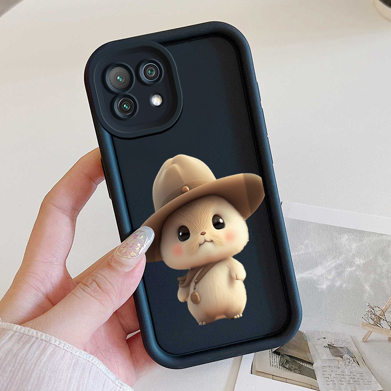 Casing Hp untuk Xiaomi 11 Lite 4G 11 Lite 5G Ne Case Casing HP Softcase ponsel silikon Kasing lembut