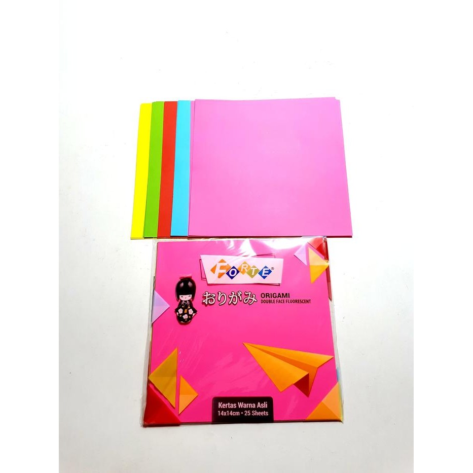 

Pilihan- Harga Grosir (10Packs /250 Sheets ) Kertas Origami Forte Anti Luntur 14X14Cm