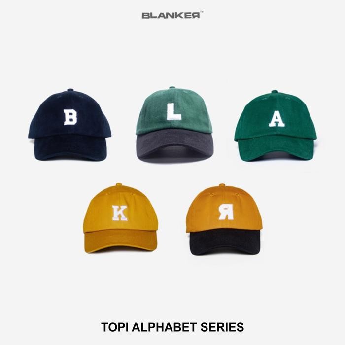 New // Blanker Topi / Polo Cap / Topi Baseball / Edisi Alphabet / Super Denim // 100% Original