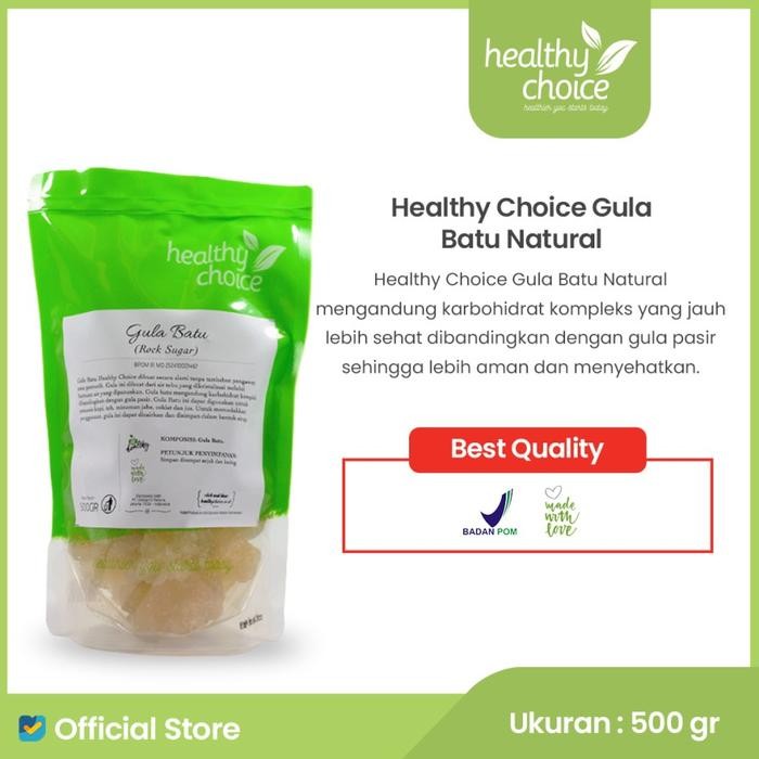 

ORIGINAL Healthy Choice Gula Batu Organik 500 gr READY STOCK