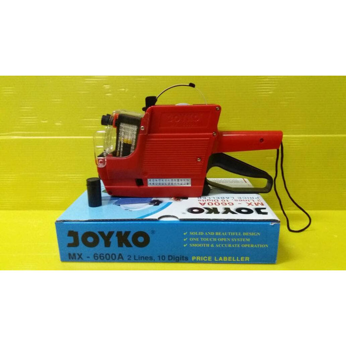 

PRICE LABELLER JOYKO MX-6600A ALAT LABEL HARGA 2 BARIS ANGKA HURUF