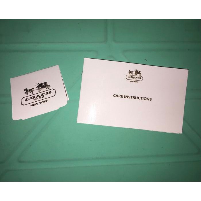 

HOT PROMO Tag kartu care card coach