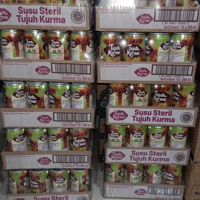 Pilihan- Susu Steril Tujuh Kurma Dus 12 Kaleng