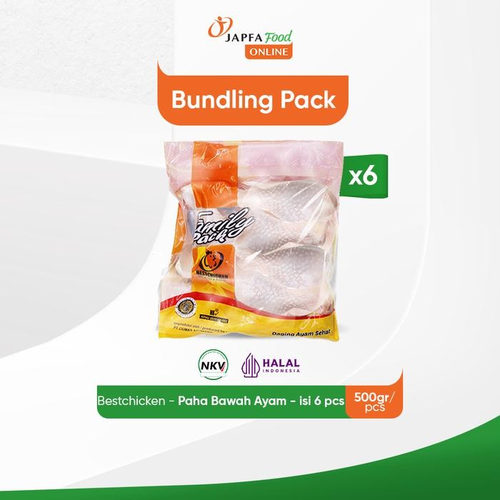 

Pilihan- Bestchicken Bundling Hemat Ayam Paha Bawah / Drumstick 500 Gr - Isi 6 Pack