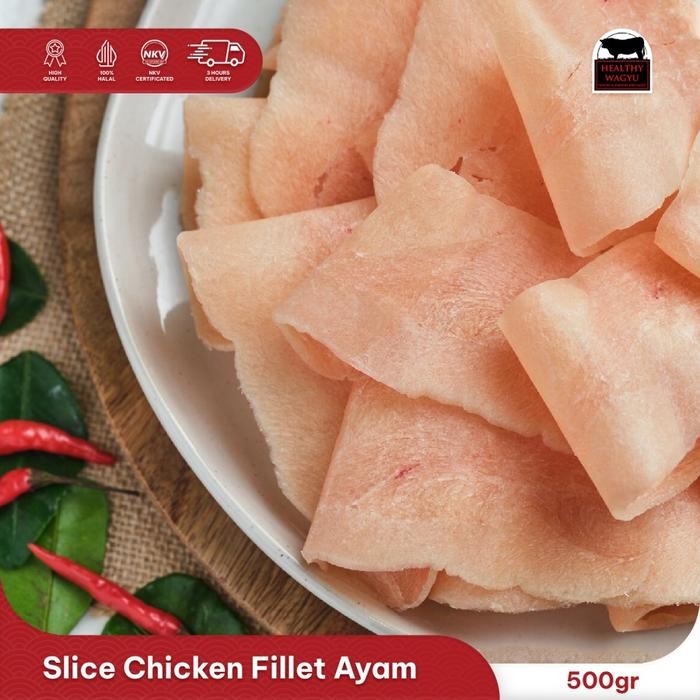 

Pilihan- Slice Chicken Fillet Daging Ayam Slice Tipis 500 Gram