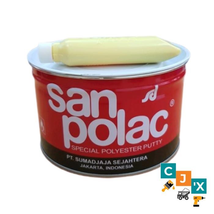 Terbaik Dempul Sanpolac / Dempul Besi Sanpolac 1 Kg 100% Ori