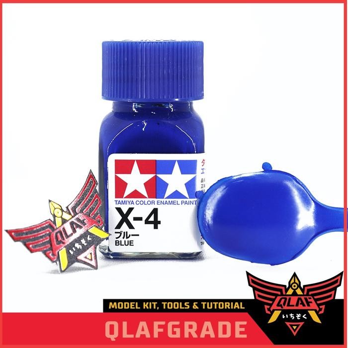 

Tamiya Enamel X4 X 4 Blue Biru cat Gundam Model Kit paint