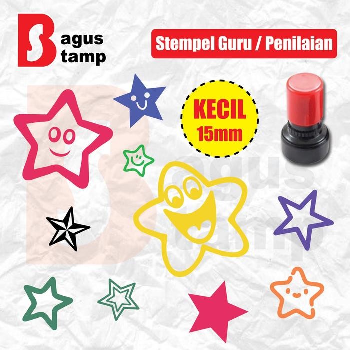 

New Stempel Guru Bintang [KECIL] Star Teacher Stamp Penilaian Rewards