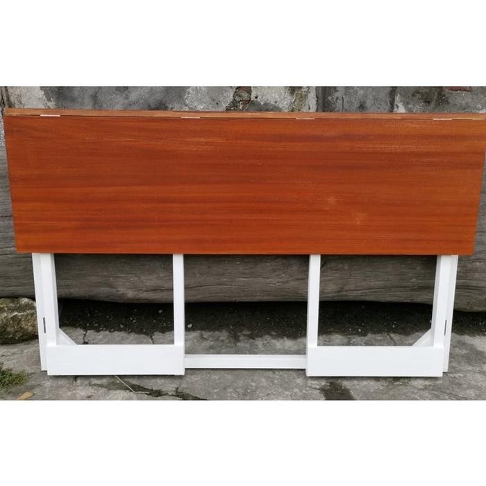 KDM- Meja Lipat Besar 120x60 Tinggi 70/75/85/90 cm Full Kayu Solid