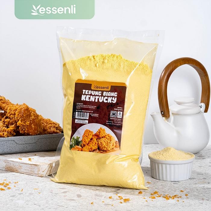 

ASLI ESSENLI Tepung PBiang Fried Chicken Krispi 1Kg READY STOCK