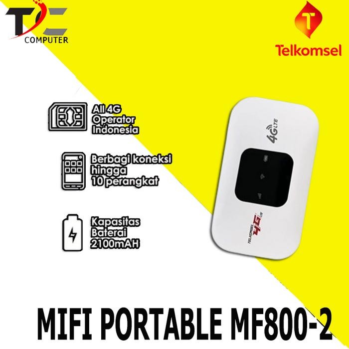 Modem WiFi Portable Telkomsel 4G LTE Bypass All Operator 300Mbps