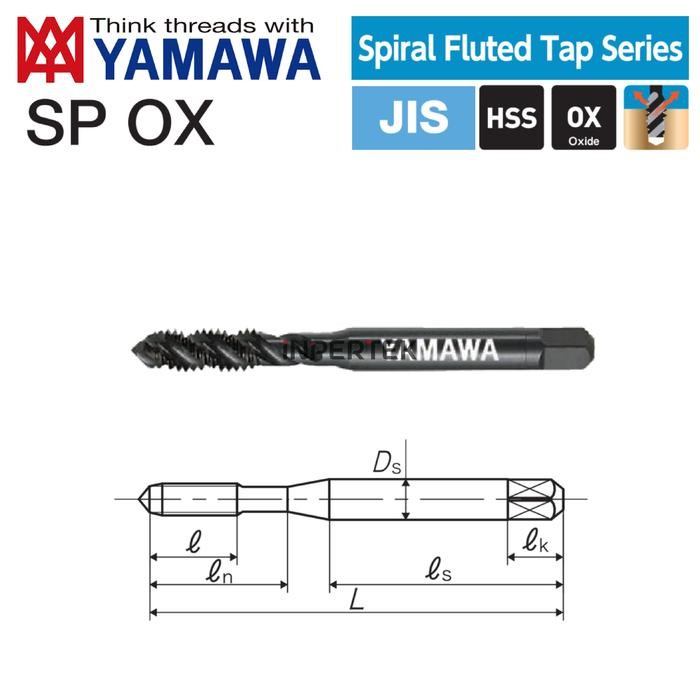 Terlaris Obral Tap Yamawa 8 Baru Tap 8 X 1.25 Tap Yamawa M8 Tap 8 Spiral