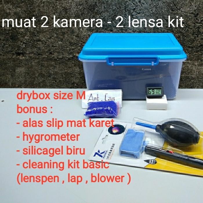 Pilihan- Drybox Dry Box Penyimpanan Lensa Kamera Canon Nikon Fujifilm Sony Eos