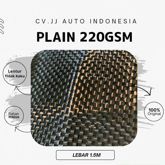 Pilihan- Serat Carbon Fiber Plain 3K 220Gsm