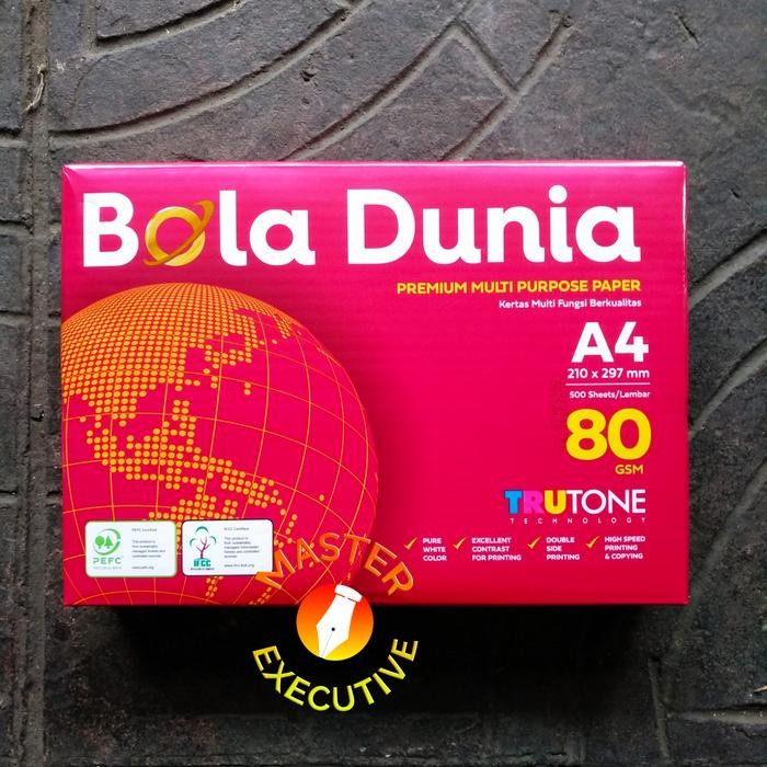 

Pilihan- Bola Dunia Kertas Hvs A4 80 Gsm 210 X 297 Mm