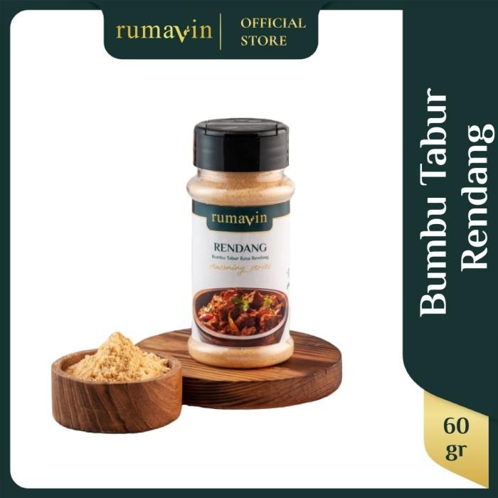 

Stok Baru Rumavin - Premium Bumbu Tabur Rendang Botol 60gr