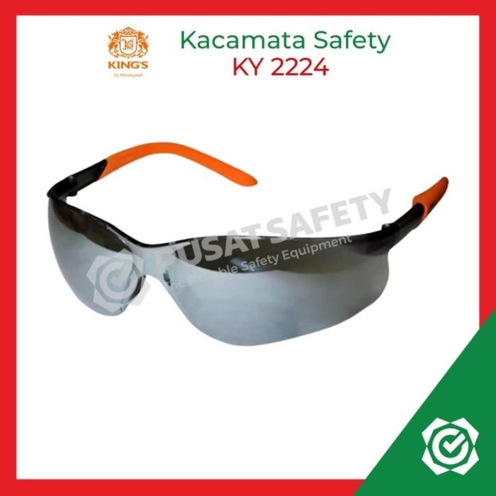 Kacamata Safety Mirror Kings Grey Ky2224